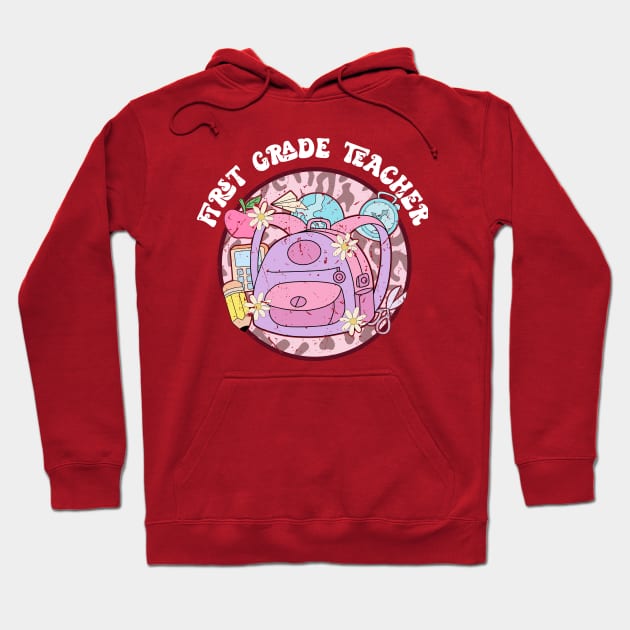 First grade teacher Hoodie by Zedeldesign